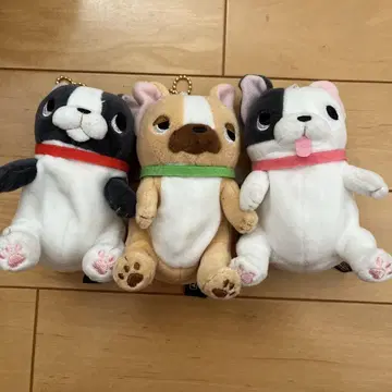프렌치 불독 봉제 인형 키링
