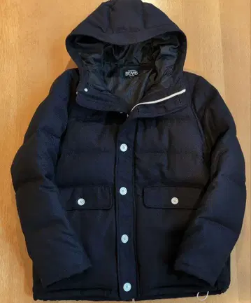 BEAMS 네이비 울 다운 자켓 XL