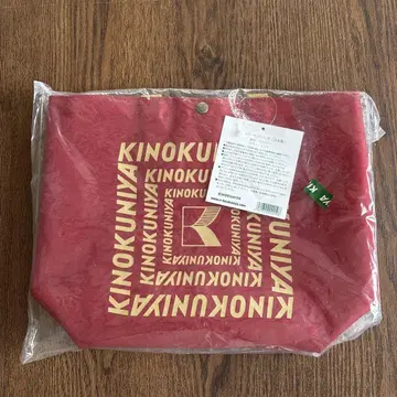 [ 미사용 새상품 ] KINOKUNIYA 런치백 빨간색