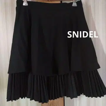 SNIDEL 오버랩 미니 스커트