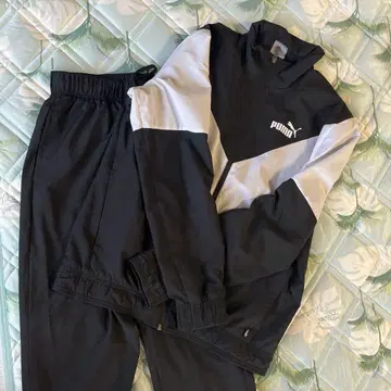 PUMA 저지 세트 블랙/화이트