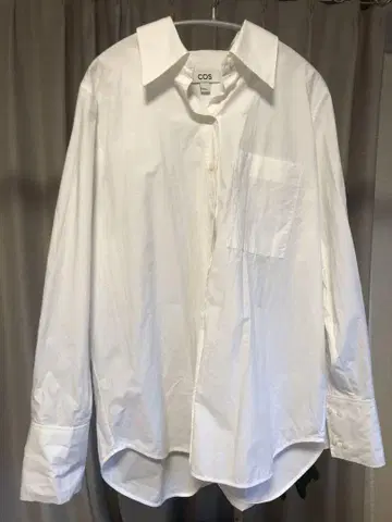 COS 화이트 긴팔 셔츠 EUR38