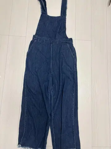 ZARA WOMAN 다크 블루 오버롤 M28