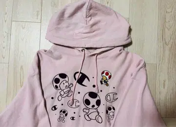 챔피온 후드티 핑크 키노피오 리버스 위브