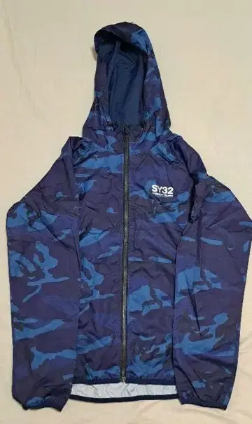 SY32 블루 네이비 카모플라쥬 자켓