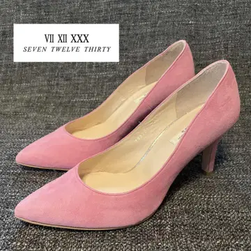 미사용 새상품 세븐틴투엘브서티 스웨이드 하이힐 [ 24.5cm ]