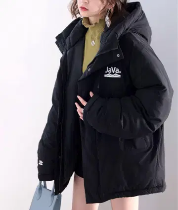 Java 블랙 다운 자켓 L 사이즈