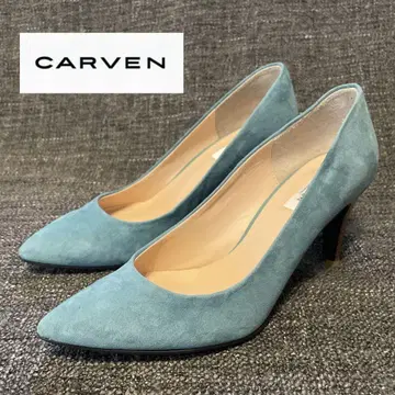 CARVEN 칼벤 하이힐 스웨이드 펌프스 [ 24cm ]
