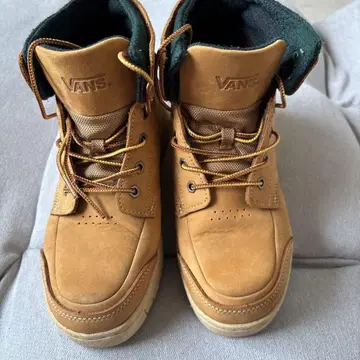 VANS 브라운 하이컷 스니커즈
