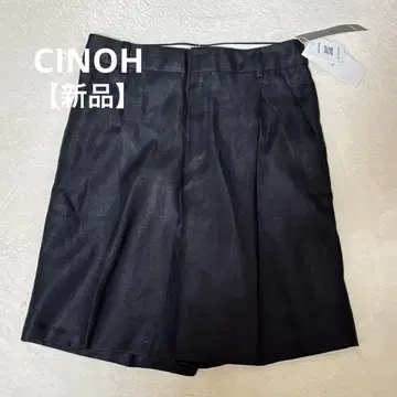 [새상품] CINOH 턱 숏팬츠 택 포함 블랙