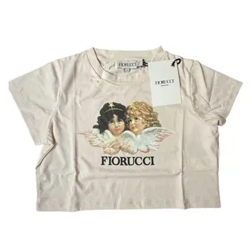 [ 미사용 ] Fiorucci 피오루치 T셔츠 엔젤 로고 크롭