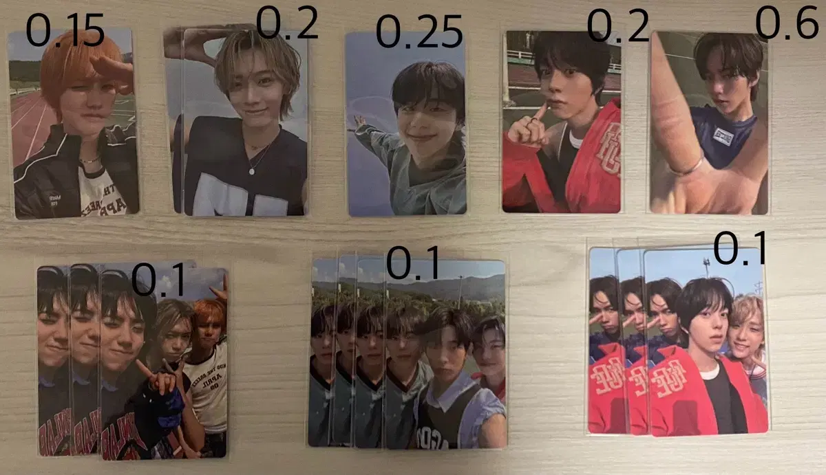 AHOF Ahof photocard Park Juwon Zhang Shuaiibo Seo Jungwoo Zzuen Jayl Cha Woongki