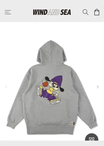 NBA LAKERS x Parappa x WINDANDSEA 후드티 XL
