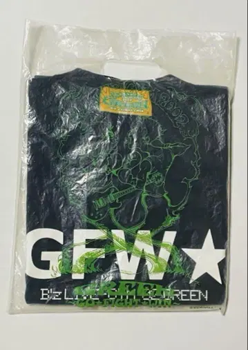 B'z LIVE-GYM 2002 GREEN GFT T셔츠 S사이즈