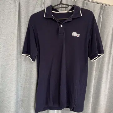 LACOSTE 네이비 피케 셔츠 사이즈 3