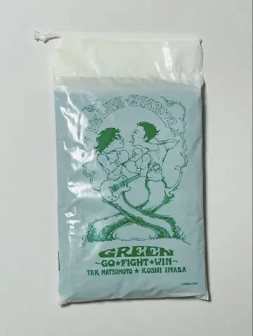 B'z LIVE-GYM 2002 GREEN 투어 굿즈 판초