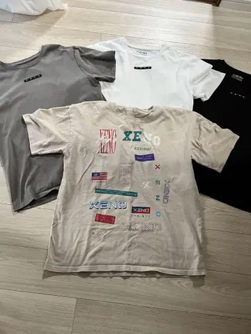 XENO 제노 T셔츠 4장 세트