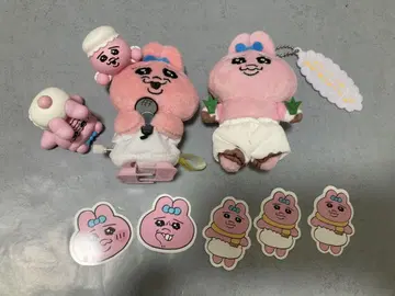 빤쮸토끼 누루누루즈 태엽 봉제 인형 [ 마이크 ] 마스코트