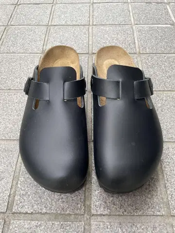 BIRKENSTOCK 블랙 클로그 샌들 37 (24.0cm)