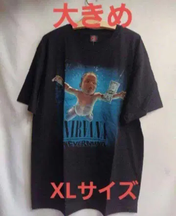 밴드 티셔츠 NIRVANA 닐바나 XL 사이즈