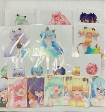 코나미 프리미엄 복권 봄버걸 POP-UP SHOP 기념 복권 모음