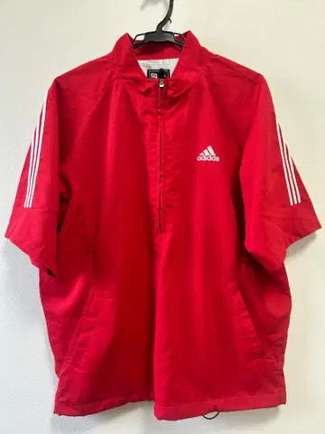 adidas 빨간색 반팔 자켓