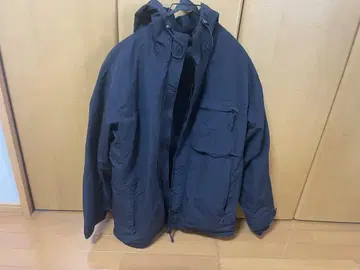 다크 블루 후드 부착 마운틴 후드티 AVIREX