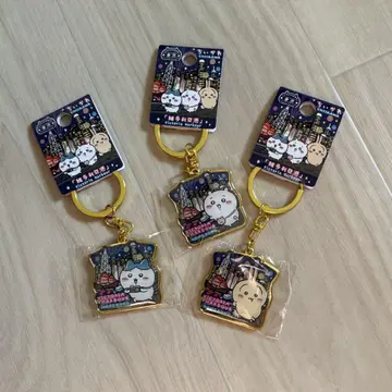 치이카와 (먼작귀) 지역 한정 키링 홍콩 빅토리아 하버 컴플리트 세트