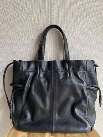 [ A 새상품급 ] SHENERY 시너리 가죽 복조리 숄더백