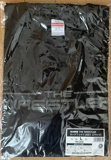 [미사용 새상품] 신일본 프로레슬링 AEW 시바타 카츠요리 롱T셔츠