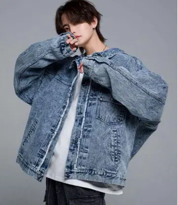 [ L 사이즈 ] ADRER 빈티지 오버 데님 자켓