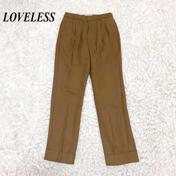 [새상품급] LOVELESS 34 하이웨스트 센터 프레스 슬랙스 팬츠