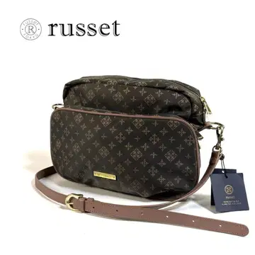 [ 미사용 ] russet 크로스 바디 숄더백 모노그램 택 포함