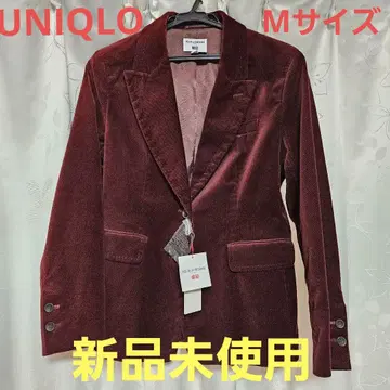 [ 미사용 새상품 ] UNIQLO 테일러드 자켓 M 와인