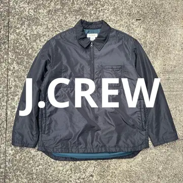 jcrew 풀오버 하프 지퍼 나일론 자켓 90s