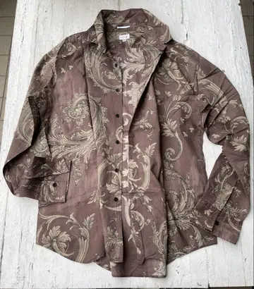 Paul Smith 페이즐리 무늬 긴팔 셔츠 XL