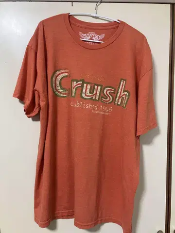 SAVVY ORANGE Crush! 구제 의류 T셔츠 XL