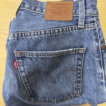 Levi's 스트레이트 데님 W26 L28 데님 블루