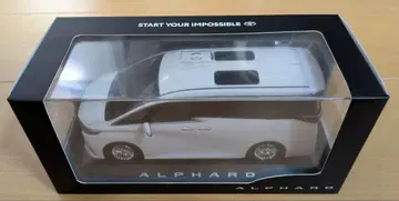 신형 40계 알파드 플라티나 화이트 펄 운모 모델 1/30 스케일