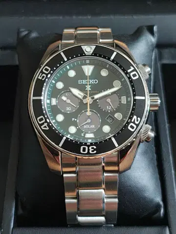 SEIKO 스모 다이버 SBDL083 크로노그래프 창업 140주년 한정판