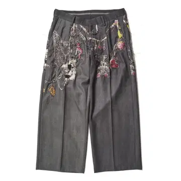 Doublet 25AW 자수 체인 테일러드 슬랙스