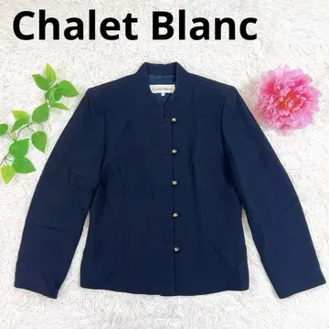 새상품급 [ Chalet Blanc ] 노카라 자켓(7) 네이비/포멀