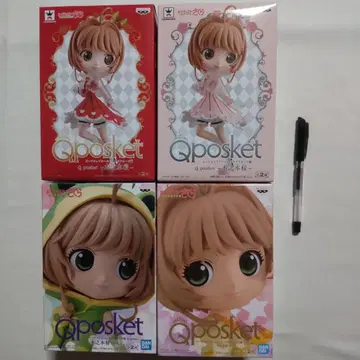 카드캡터 사쿠라 클리어 카드 편 키노모토 사쿠라 Qposket 4체 세트