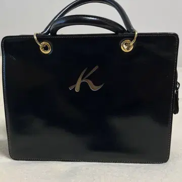키타무라 블랙 2웨이 핸드백