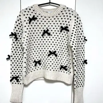 ZARA 리본 니트