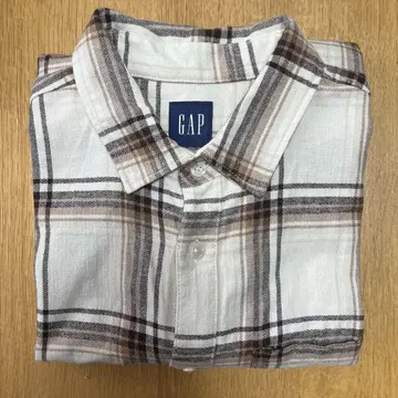 GAP 체크 무늬 긴팔 셔츠