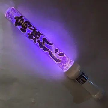모모이로 클로버 Z 보라색 응원봉 장식적인 패턴 타카기 레니