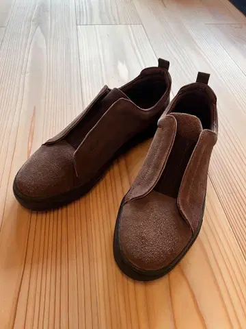[ 새상품 ] BEAMS 스웨이드 슬립온