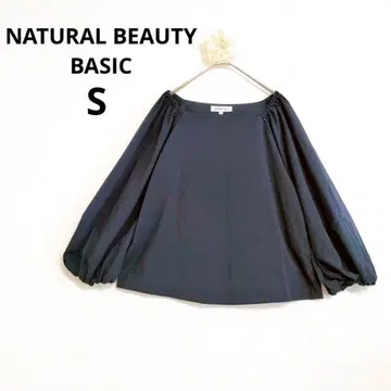 내추럴 뷰티 베이직 7부 소매 티셔츠 퍼프 슬리브 심플 S