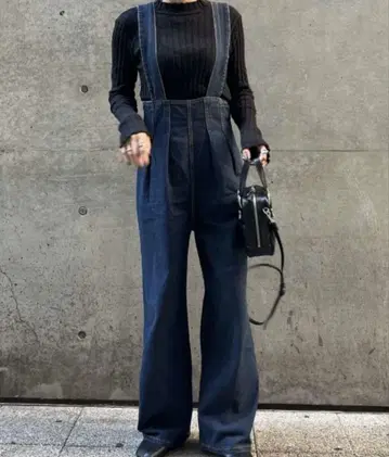 isook 하이웨스트 살로펫 데님